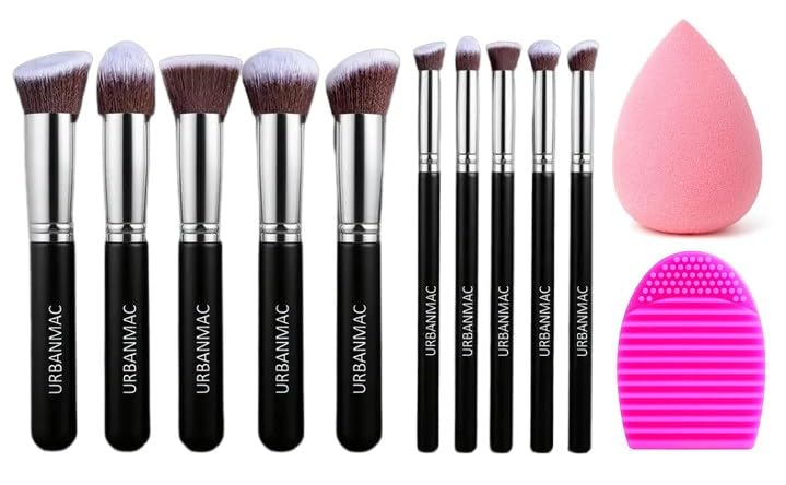 URBANMAC Premium Synthetic Kabuki Foundation Face Powder Blush